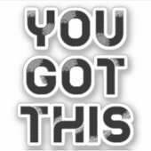 Je hebt dit sticker (Voorkant)