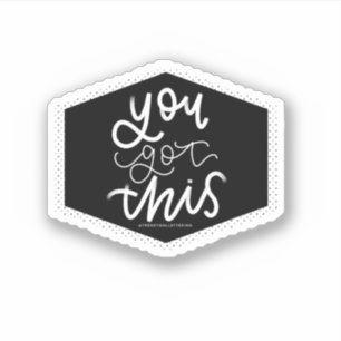 Je hebt dit sticker