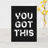 Je hebt dit wenskaart kaart (Gele Bloem)