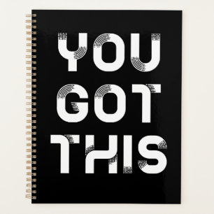 Je hebt dit witte lettertype planner