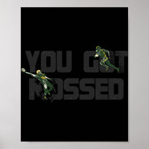 Je hebt een gemossseerde Fun American Football Quo Poster