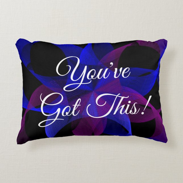 Je hebt een geometrisch accentkussen accent kussen (Voorkant)