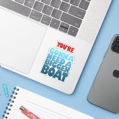 Je hebt een grotere boot nodig sticker (Laptop met iPhone)