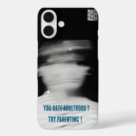 Je hebt een hekel aan ? Probeer Ouderschap iPhone 16 Plus Hoesje