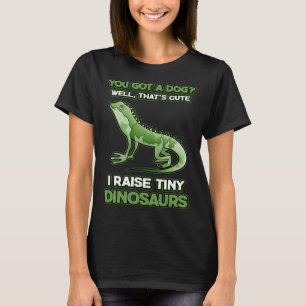 Je hebt een hond die ik opvoed kleine dinosaurusse t-shirt