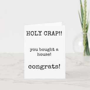 Je hebt een huis gekocht, Housewarming, Nieuw huis Kaart