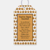 Je hebt een Label met gebooste cadeaus Cadeaulabel (Achterkant)