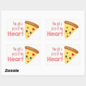 Je hebt een pizza mijn hart houdt van sticker (Vel)