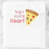 Je hebt een pizza mijn hart houdt van sticker (Tas)