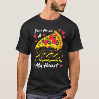 Je hebt een pizza van mijn hart Valentijnsdag Scha T-shirt