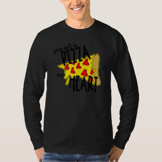 Je hebt een punt van mijn hart Pizza Valentijnsdag T-shirt
