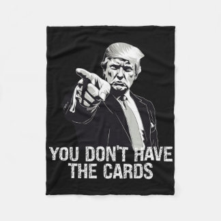 Je Hebt Geen Kaarten Donald Trump VS Oekraine  Fleece Deken