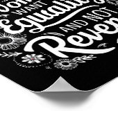 Je hebt geluk dat vrouwen gelijkheid willen, geen  poster (Hoek)