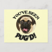 JE HEBT GEZEGD! - FUNNY PUG DOG BRIEFKAART (Voorkant)