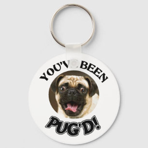 JE HEBT GEZEGD! - FUNNY PUG DOG SLEUTELHANGER