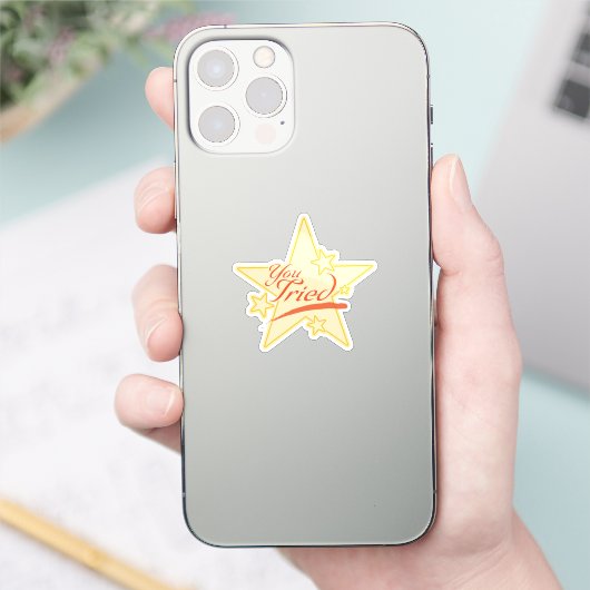 Je hebt "Gold" Star Sticker geprobeerd (Telefoon)