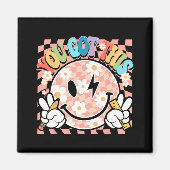 Je hebt Groovy Smile Motivatie Testing Day Teach Magneet (Voorkant)