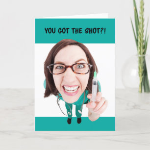 Je hebt het Coronavirus Vaccine Sarcastic Congrate Feestdagen Kaart