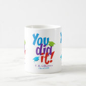 Je hebt het gedaan Afstuderen gefeliciteerd Koffiemok (Center)