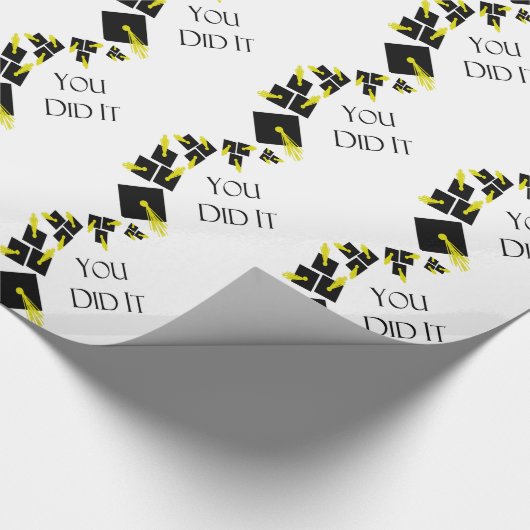 Je hebt het gedaan cadeaupapier (Hoek)