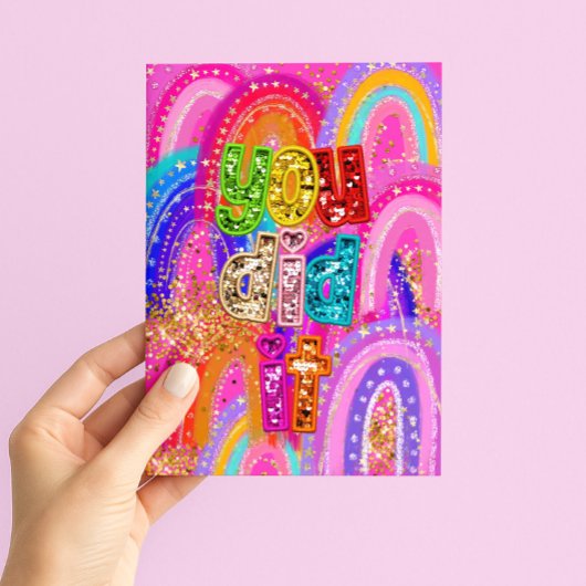 Je hebt het gedaan Gefeliciteerd Kaart