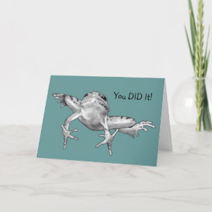 Je hebt het gedaan! Leaping Frog: Afstuderen Kaart