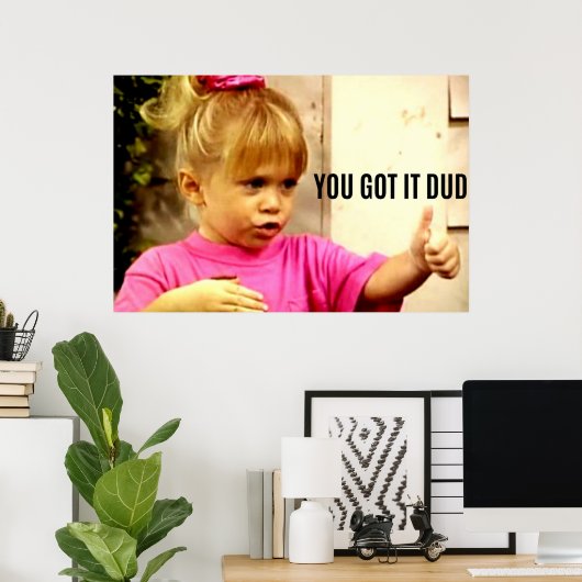 JE HEBT HET GEDEKT POSTER (Thuiskantoor)