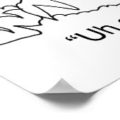 Je hebt het gemeten in Meters & I in Feet Poster (Hoek)