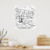 Je hebt het gemeten in Meters & I in Feet Poster (Keuken)