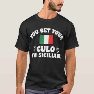 Je hebt je cultuur gewonnen, ik ben Siciliaans T-shirt