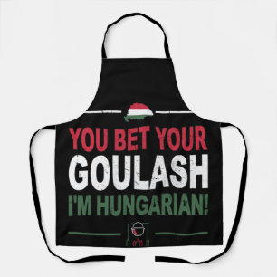 Je hebt je goulash gewonnen dat ik Hongaar ben Schort