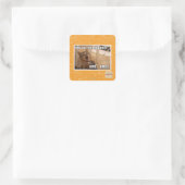Je hebt linten voor me! vierkante sticker (Tas)