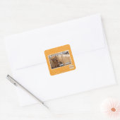 Je hebt linten voor me! vierkante sticker (Envelop)