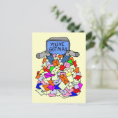 Je hebt mail briefkaart (Staand voorkant)