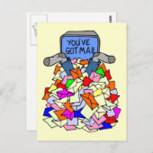 Je hebt mail briefkaart (Voorkant / Achterkant)