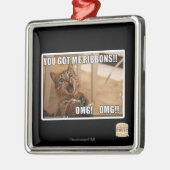 Je hebt me linten! metalen ornament (Links)