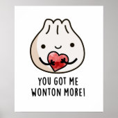 Je hebt me meer grappige Dimsum Pun gegeven Poster (Voorkant)