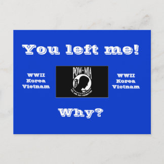 Je hebt me verlaten! briefkaart