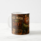 Je hebt mijn dag goedgemaakt koffiemok (Voorkant links)