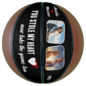 Je hebt mijn hart gestolen neem het spel 2 Foto's  Basketbal (Verticaal)