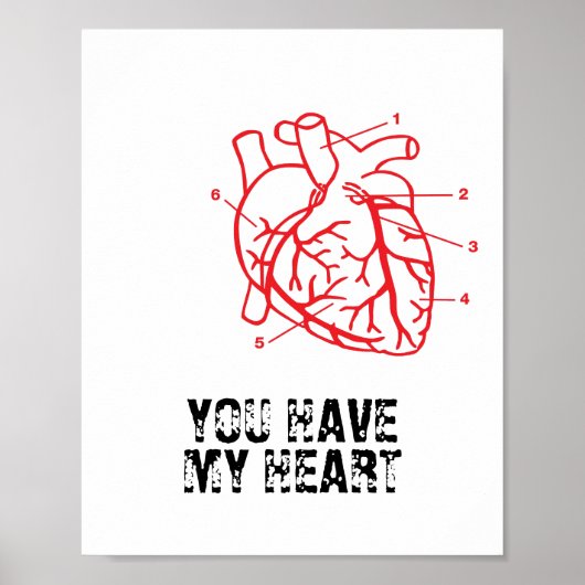 JE HEBT MIJN HART POSTER (Voorkant)