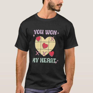 Je hebt mijn hart zoet Snoep Retro  Valenti gewonn T-shirt