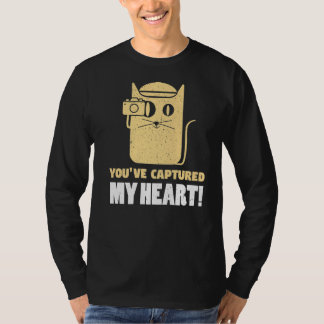 Je hebt mijn hartfotografie Fotograaf vastgelegd T-shirt