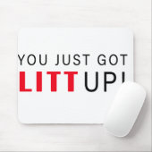 Je hebt net een litt omhoog. muismat (Met muis)