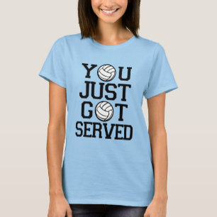 Je hebt net een served grappved Volleyball T-shirt