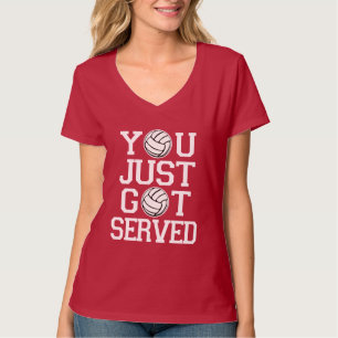 Je hebt net een served grappved Volleyball T-shirt