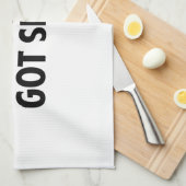 Je hebt net Served Theedoek (Quarter Fold)