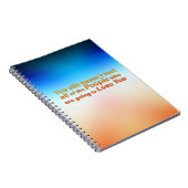 Je hebt nog steeds niet ontmoet.. notitieboek (Rechterzijde)