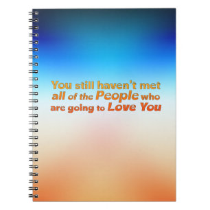 Je hebt nog steeds niet ontmoet.. notitieboek