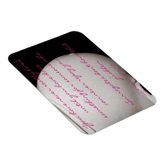 "Je hebt nooit echt geleefd..." draagmagneet Magneet (Rechterzijde)